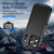 iPhone 17 Pro Pioneer Armor Heavy Duty PC + TPU Phone Case - Black