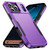 iPhone 17 Pro Pioneer Armor Heavy Duty PC + TPU Phone Case - Purple+Black
