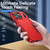 iPhone 17 Pro Pioneer Armor Heavy Duty PC + TPU Phone Case - Red+Rose Red