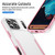 iPhone 17 Pro Pioneer Armor Heavy Duty PC + TPU Phone Case - White+Pink iPhone 17 Pro Pioneer Armor Heavy Duty PC + TPU Phone Case - White+Pink