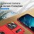 iPhone 17 Pro Pioneer Armor Heavy Duty PC + TPU Phone Case with Holder - Red+Rose Red