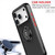 iPhone 17 Pro Q Shadow 1 Series TPU + PC Phone Case with Ring - Red iPhone 17 Pro Q Shadow 1 Series TPU + PC Phone Case with Ring - Red