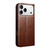 iPhone 17 Pro QIALINO Classic Genuine Leather Phone Case - Brown