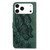 iPhone 17 Pro Retro Skin Feel Butterflies Embossing Horizontal Flip Leather Phone Case - Green iPhone 17 Pro Retro Skin Feel Butterflies Embossing Horizontal Flip Leather Phone Case - Green