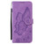 iPhone 17 Pro Retro Skin Feel Butterflies Embossing Horizontal Flip Leather Phone Case - Purple