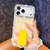 iPhone 17 Pro Rhinestone Glitter TPU 4-corners Anti-fall Phone Case with Holder - Light Green