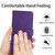 iPhone 17 Pro Rhombic Grid Texture Leather Phone Case - Purple
