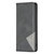 iPhone 17 Pro Rhombus Texture Magnetic Leather Phone Case - Black