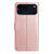 iPhone 17 Pro Rose Flower Embossing Pattern Leather Phone Case - Rose Gold
