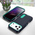 iPhone 17 Pro Rugged PC + Silicone Phone Case with Holder - Dark Blue+Light Green iPhone 17 Pro Rugged PC + Silicone Phone Case with Holder - Dark Blue+Light Green