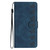 iPhone 17 Pro Seven Butterflies Embossed Leather Phone Case - Blue