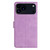 iPhone 17 Pro Seven Butterflies Embossed Leather Phone Case - Purple