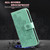 iPhone 17 Pro Seven-petal Flowers Embossing Leather Phone Case - Green