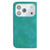 iPhone 17 Pro Seven-shaped Embossed Leather Phone Case - Green