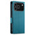 iPhone 17 Pro Side Buckle Magnetic Frosted Leather Phone Case - Blue