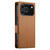 iPhone 17 Pro Side Buckle Magnetic Frosted Leather Phone Case - Brown iPhone 17 Pro Side Buckle Magnetic Frosted Leather Phone Case - Brown