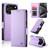 iPhone 17 Pro Side Buckle Magnetic Frosted Leather Phone Case - Purple iPhone 17 Pro Side Buckle Magnetic Frosted Leather Phone Case - Purple