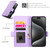 iPhone 17 Pro Side Buckle Magnetic Frosted Leather Phone Case - Purple iPhone 17 Pro Side Buckle Magnetic Frosted Leather Phone Case - Purple