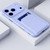 iPhone 17 Pro Skin Feel Card Contrast Color Button TPU Phone Case - Purple