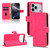 iPhone 17 Pro Skin Feel Magnetic Flip Leather Phone Case - Rose Red