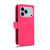 iPhone 17 Pro Skin Feel Magnetic Flip Leather Phone Case - Rose Red