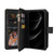 iPhone 17 Pro Skin Feel Multi Card Slots Zipper Wallet Leather Phone Case - Black