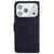 iPhone 17 Pro Skin Feel Pure Color Flip Leather Phone Case - Black