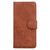 iPhone 17 Pro Skin Feel Pure Color Flip Leather Phone Case - Brown