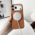 iPhone 17 Pro Skin Feel Sheepskin MagSafe Magnetic Phone Case - Yellow