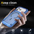 iPhone 17 Pro Skin Feel TPU + PC MagSafe Magnetic Phone Case - Transparent Blue
