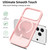 iPhone 17 Pro Skin Feel TPU Hybrid PC MagSafe Phone Case - Pink