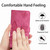 iPhone 17 Pro Skin-feel Embossed Butterfly Leather Phone Case - Rose Red