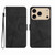 iPhone 17 Pro Skin-feel Stitching Leather Phone Case - Black
