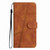 iPhone 17 Pro Skin-feel Stitching Leather Phone Case - Brown iPhone 17 Pro Skin-feel Stitching Leather Phone Case - Brown