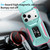 iPhone 17 Pro Sliding Camshield Holder Phone Case - Pink + Grey Green