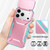 iPhone 17 Pro Sliding Camshield Phone Case - Grey Green + Pink