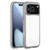 iPhone 17 Pro Solid Color Edge Transparency Acrylic TPU Phone Case - Grey
