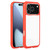 iPhone 17 Pro Solid Color Edge Transparency Acrylic TPU Phone Case - Red iPhone 17 Pro Solid Color Edge Transparency Acrylic TPU Phone Case - Red