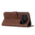 iPhone 17 Pro Stitching Calf Texture Buckle Leather Phone Case - Brown