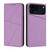 iPhone 17 Pro Strong Magnetic Frosted Flip Leather Phone Case - Light Purple