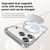 iPhone 17 Pro SULADA Electroplated Transparent MagSafe Holder Phone Case - Silver