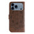iPhone 17 Pro Sun Mandala Embossing Leather Phone Case - Brown iPhone 17 Pro Sun Mandala Embossing Leather Phone Case - Brown
