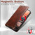 iPhone 17 Pro Suteni Baroque Calf Texture Buckle Wallet Leather Phone Case - Khaki