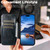 iPhone 17 Pro Suteni J05 Leather Magnetic MagSafe Phone Case - Blue