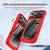 iPhone 17 Pro TPU + PC Lens Protection Phone Case - Red