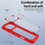 iPhone 17 Pro TPU + PC Lens Protection Phone Case - Red