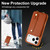 iPhone 17 Pro Wristband Vertical Flip Wallet Back Cover Phone Case with Long Lanyard - Brown