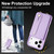 iPhone 17 Pro Wristband Vertical Flip Wallet Back Cover Phone Case with Long Lanyard - Purple