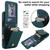 iPhone 17 Pro YM015 Crossbody Rhombic Card Bag RFID Phone Case - Green