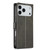 LC.IMEEKE Calf Texture Horizontal Flip Leather Case iPhone 17 Pro - Grey
